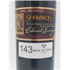 Image 2 : St Francis Kings Ridge Vineyard Sonoma County Cabernet Sauvignon 2001 Reserve 15.2%