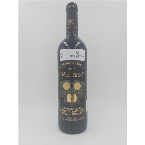 Wolf Blass Black Label South Australian Cabernet Sauvignon 1997 Vintage 14.0%