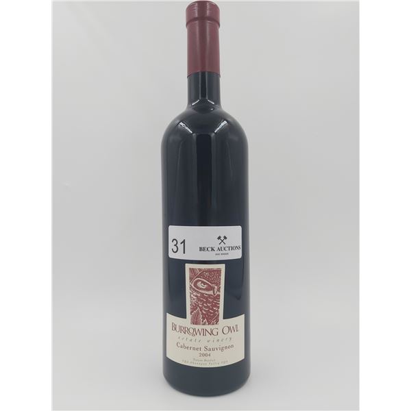 Burrowing Owl Estate Winery Okanagan Valley Cabernet Sauvignon 2004 13.8%