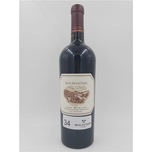 Jade Mountain Caldwell Vineyard Napa Valley Merlot 1999 14.9%