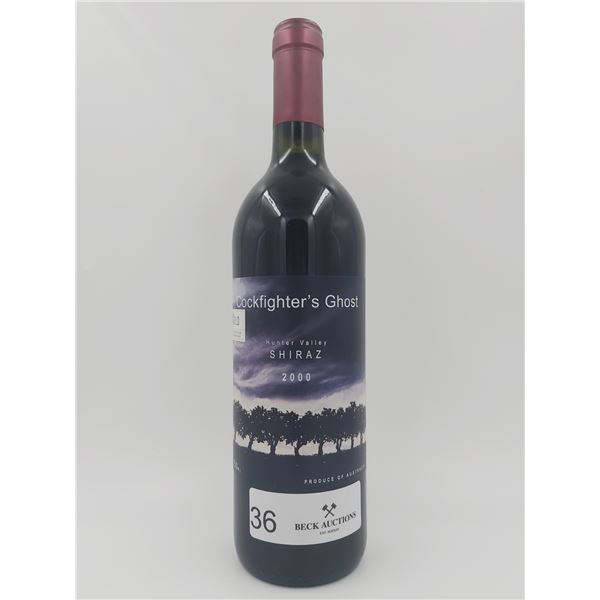 Cockfighter's Ghost Gold Hunter Valley Australia Shiraz 2000 Vintage 13.5%