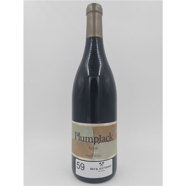 PlumpJack Estate Napa Valley Syrah 2009 Vintage 15.4%