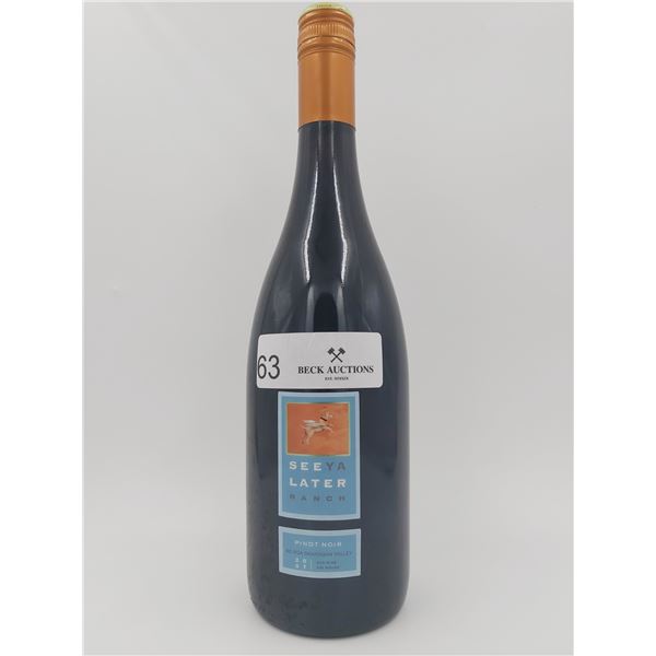 See Ya Later Ranch Okanagan Valley Pinot Noir 2007 Vintage 14.5%