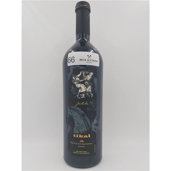 Tikal Jubila Altos De Mendoza Argentina Red Wine 2000 Vintage 13.7%