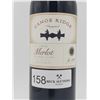 Image 2 : Canoe Ridge Vineyard Columbia Valley Merlot 1998 Vintage 13.5%