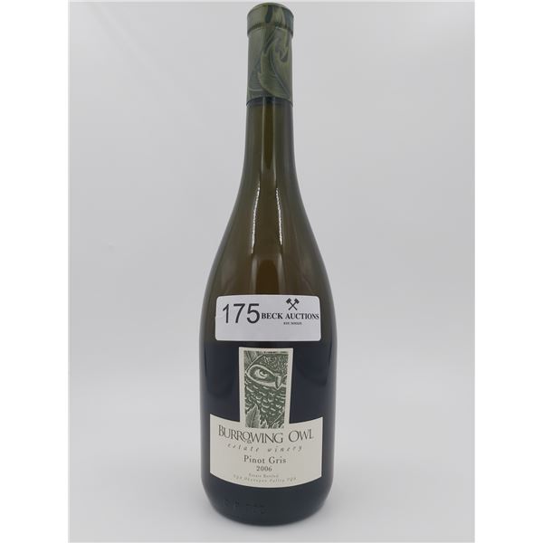 Burrowing Owl Estate Winery Okanagan Valley Pinot Gris 2006 Vintage 12.9%