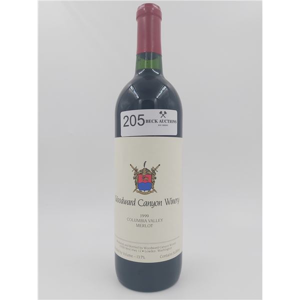 Woodward Canyon Winery Columbia Valley Merlot 1999 Vintage 13.7%