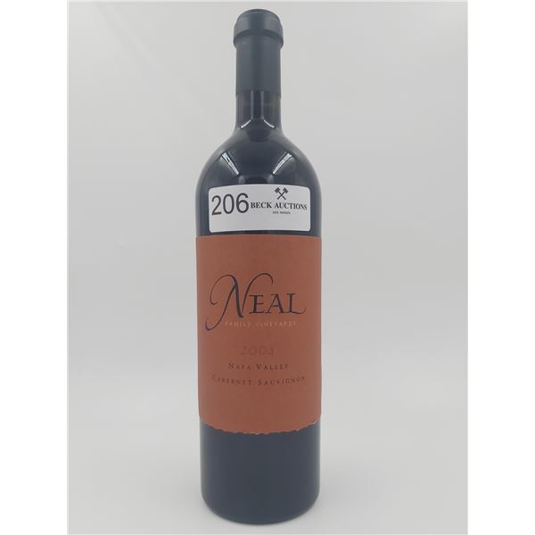 Neal Family Vineyards Napa Valley Cabernet Sauvignon 2004 Vintage 14.8%