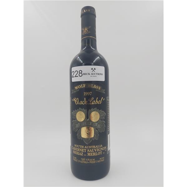 Wolf Blass Black Label South Australian Cabernet Sauvignon 1997 Vintage 14.0%