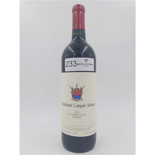 Woodward Canyon Winery Columbia Valley Merlot 2000 Vintage 13.8%