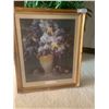 Image 1 : Franklin Mint JoeAnna Arnett Lilacs and Irises COA 1991 20" Wide X 25" Tall