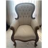 Image 1 : Victorian Style Wingback Chair 41" Tall X 29" Wide