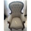 Image 2 : Victorian Style Wingback Chair 41" Tall X 29" Wide