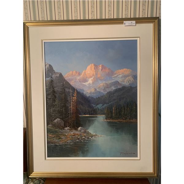 Caroll Forseth Artist 32" Wide X 38" Tall Mountain Theme