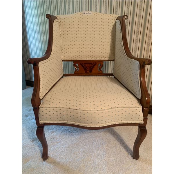 Georgian Wingback Chair 23" Wide X 23" Long X 34" Tall