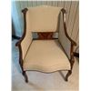 Image 2 : Georgian Wingback Chair 23" Wide X 23" Long X 34" Tall
