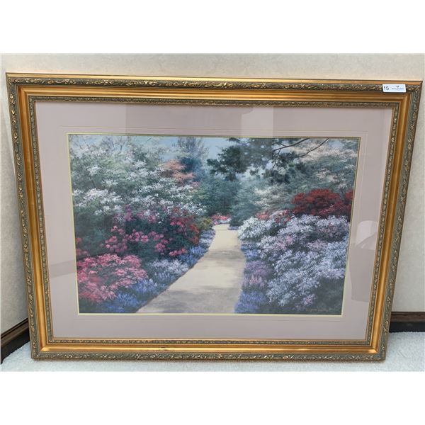 Garden Path D. Romanello Artist 48" Long X 36" Tall