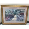 Image 1 : Garden Path D. Romanello Artist 48" Long X 36" Tall