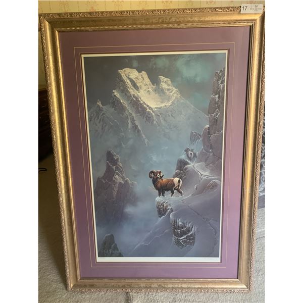 Ted Blaylock Signed Print 533/950 29" Wide X 41" Tall