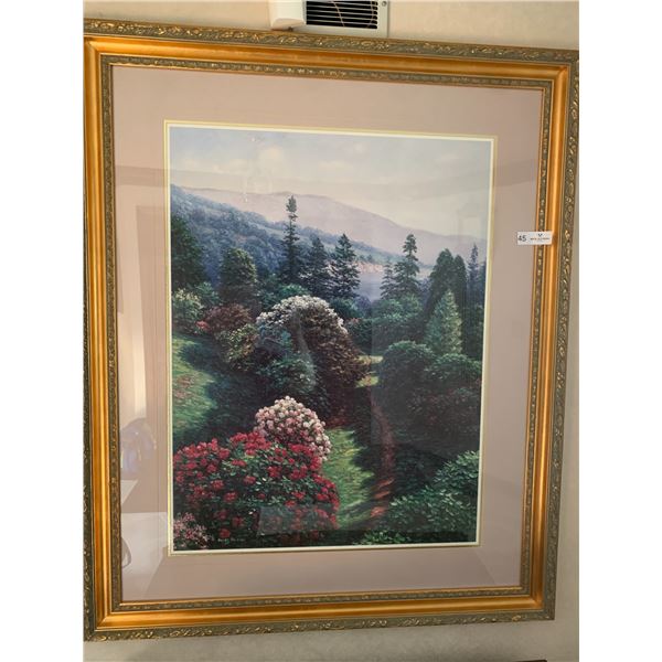 Henry Peeters Landscape Picture 45" Wide X 37" Tall