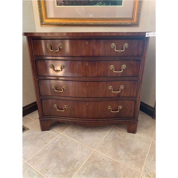Dresser With Four Drawers 35" Long X 19" Wide X 32" Tall