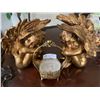 Image 1 : Gold Cherub Lot With Gold Colored Coaster Holder