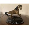 Image 1 : PJ Mene Signed Cast Metal on a Marble Base Horse