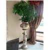 Image 1 : Artificial Plant With Elaborate Pedestal Stand Over Six Feet Tall