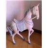Image 1 : Vintage Wooden Horse With Age Damage 30" Tall