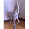 Image 2 : Vintage Wooden Horse With Age Damage 30" Tall