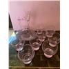 Image 2 : Slanted Glass and Decanter Lot