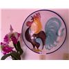 Image 2 : Three Oversized Ceramic Plates and Bowl Plus Artificial Plant and Vase
