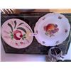 Image 3 : Three Oversized Ceramic Plates and Bowl Plus Artificial Plant and Vase