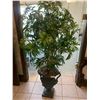 Image 2 : Large Artificial Plant With Ornate Planter 71" Tall