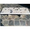 Image 2 : Stone Outdoor Bench 57" Long X 20" Wide X 19" Tall Very Heavy