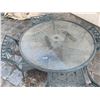 Image 2 : Outdoor Patio Table & Chairs 50" Diameter X 31" Tall
