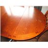 Image 4 : Wood table with 4 chairs + leaf - 60x32
