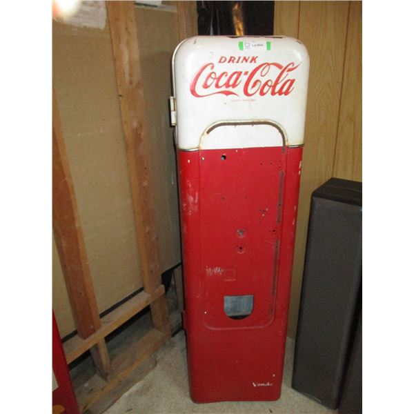 Coca-Cola upright vending machine vendo-44 model (metal) - 16x57