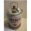 Texaco motor oil pail