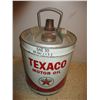 Image 2 : Texaco motor oil pail
