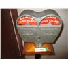 Image 2 : Parking meter (double head) on stand - 34" tall