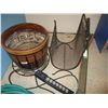 Image 3 : mixed lot - canvas picture, rack, pot, power bar