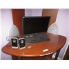 Image 3 : Acer computer with desk - 61" tall 22" screen