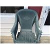 Image 2 : (4) lawn chairs - green