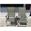 Image 1 : (2) lawn chairs - brown