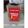 Image 1 : Hills Bros tin - no top 14" tall