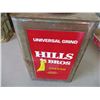 Image 3 : Hills Bros tin - no top 14" tall