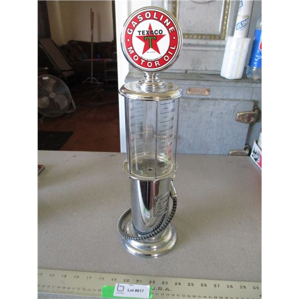 Texaco decal dispenser for alcohol - 19 " tall