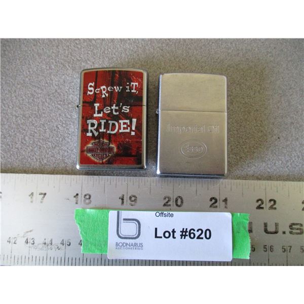 Esso Lighter (zippo) Lets ride lighter (zippo)