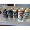 Image 1 : (5) Harley Davidson beer cans (empty)